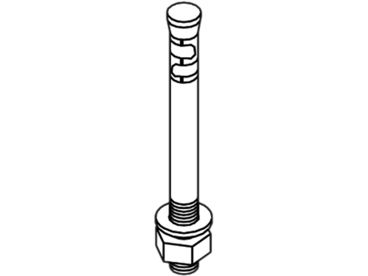 Bolzenanker Lanz FAZ II 6/10 M6×65mm Stahl A4