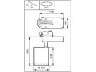 LED-Spot Philips ST780T für Schiene, 830, 4800lm, 20° weiss