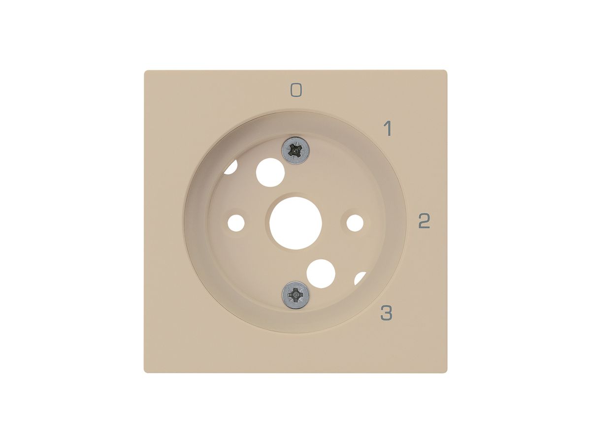 Frontplatte kallysto zu Drehschalter S5 beige