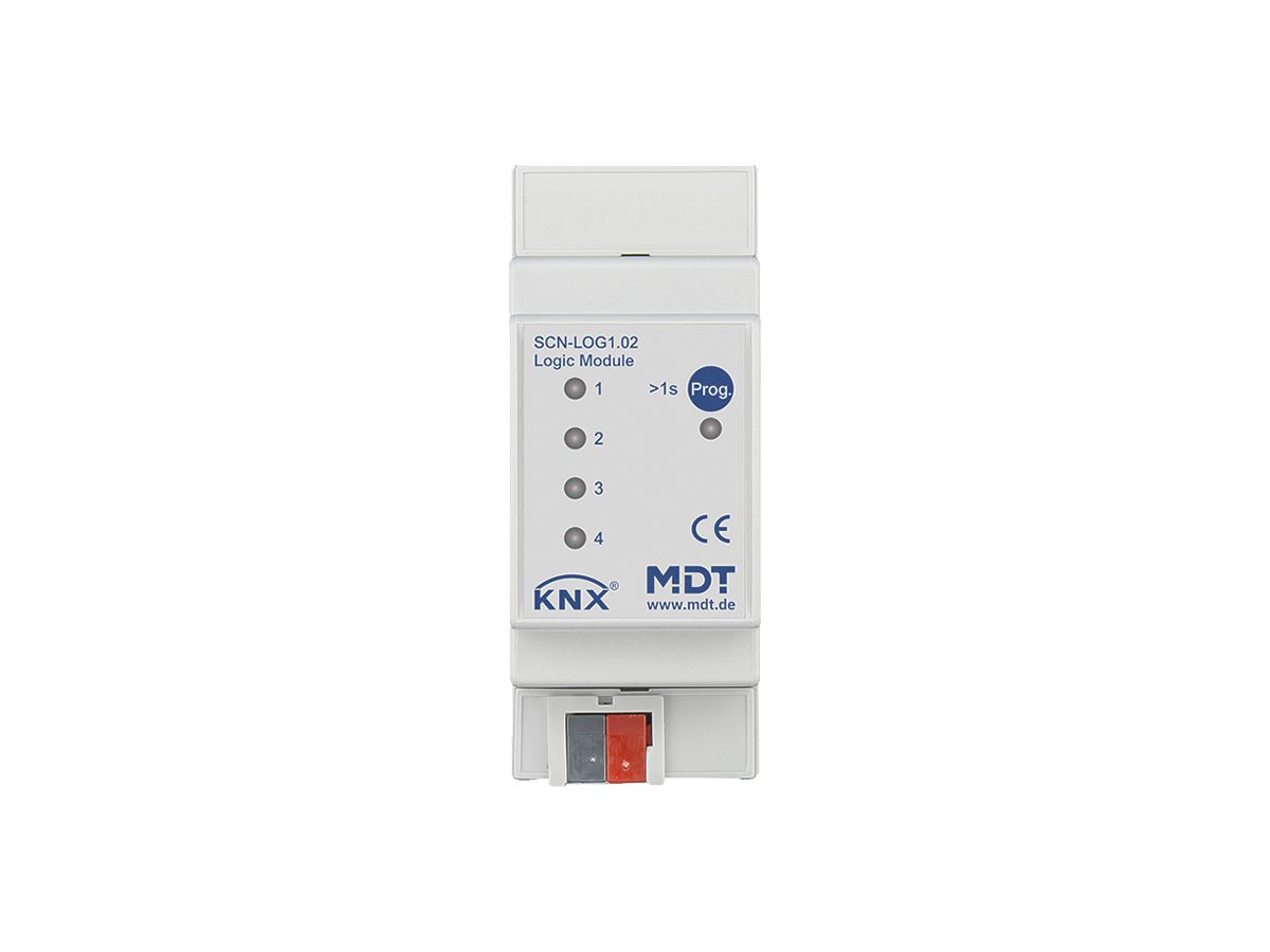 REG-Logikmodul KNX MDT SCN-LOG1.02 Logikgatter AND/OR/XOR 8 Eingänge 2TE