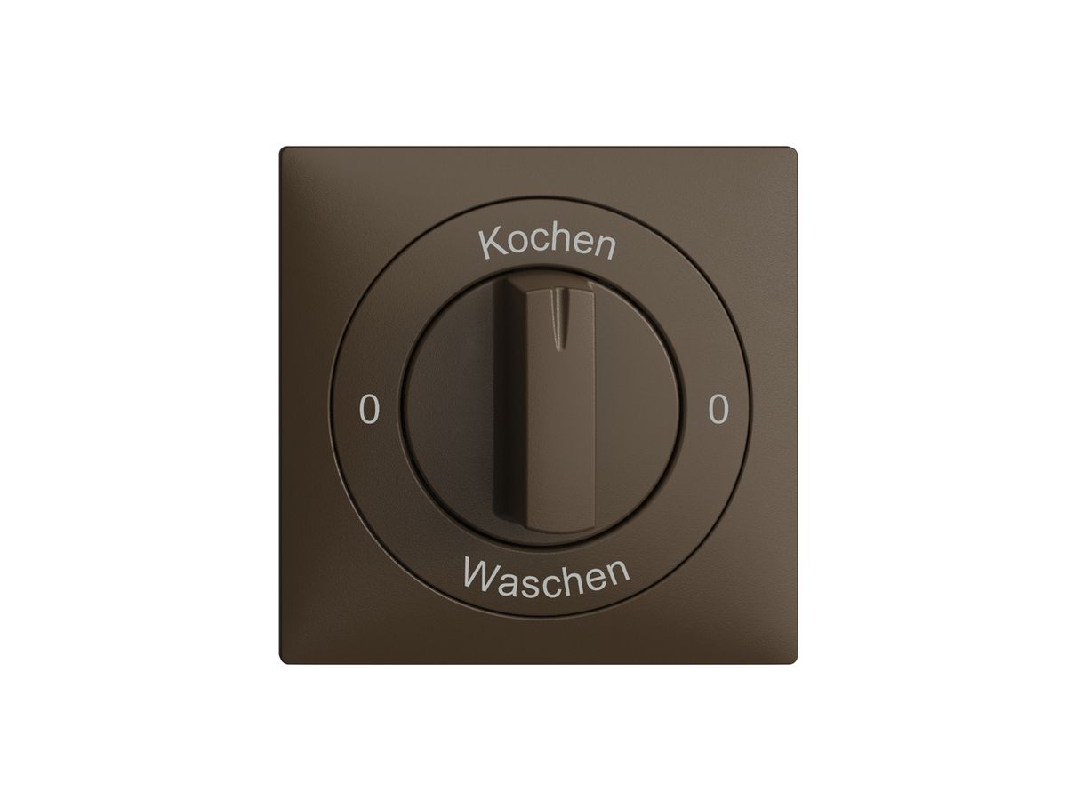 Frontset 0-Kochen-0-Waschen EDIZIOdue 60×60mm coffee