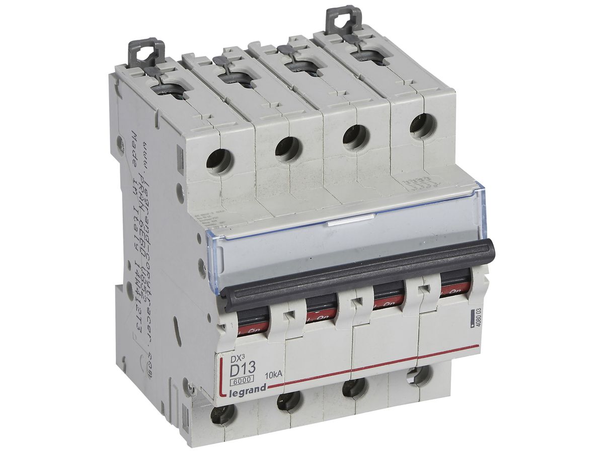 Leitungsschutzschalter Legrand D 4P 13A 6000A/10kA