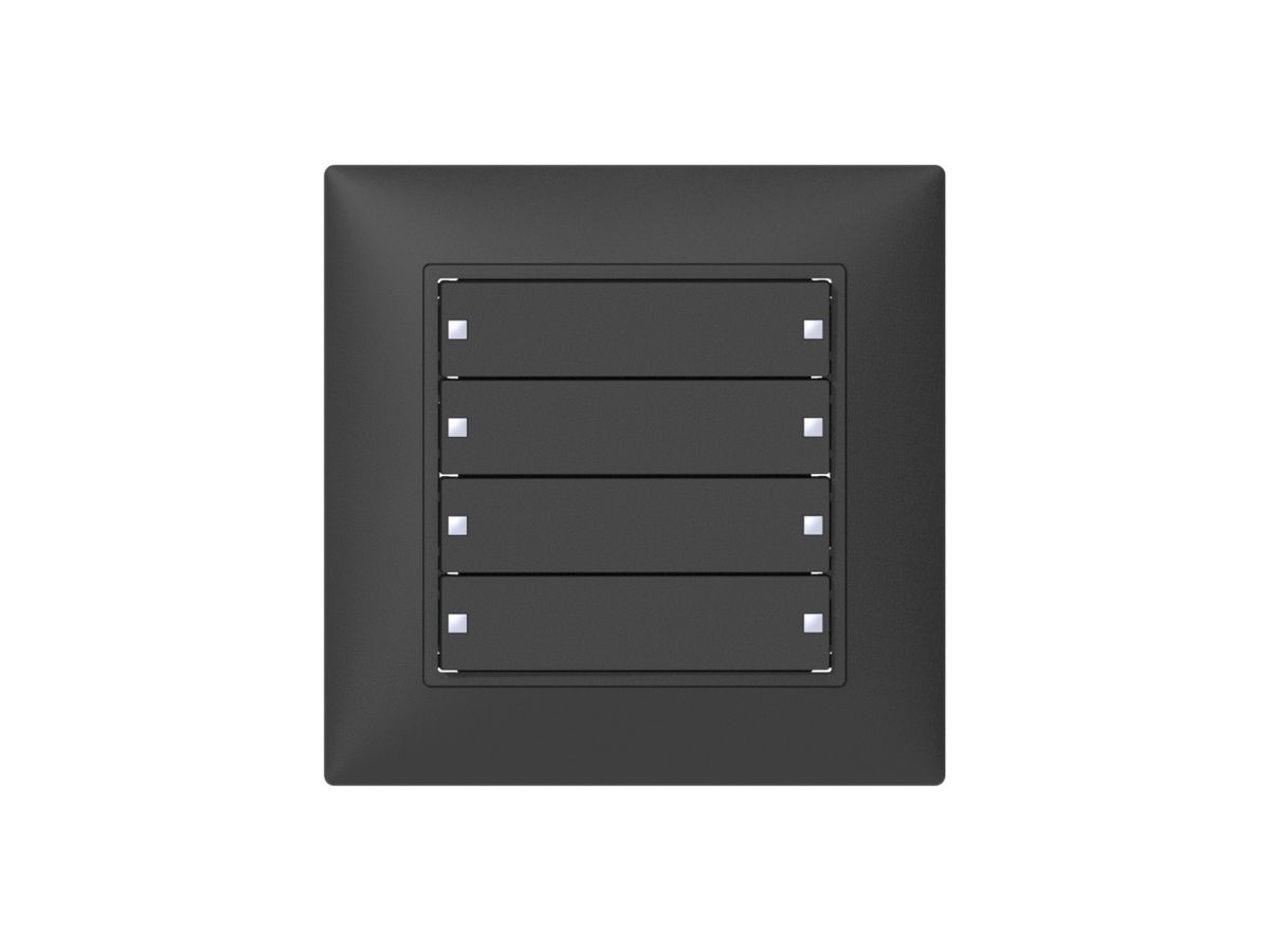 UP-Tastsensor ABB SIDUS KNX Design B-Typ, 4/8, anthrazit