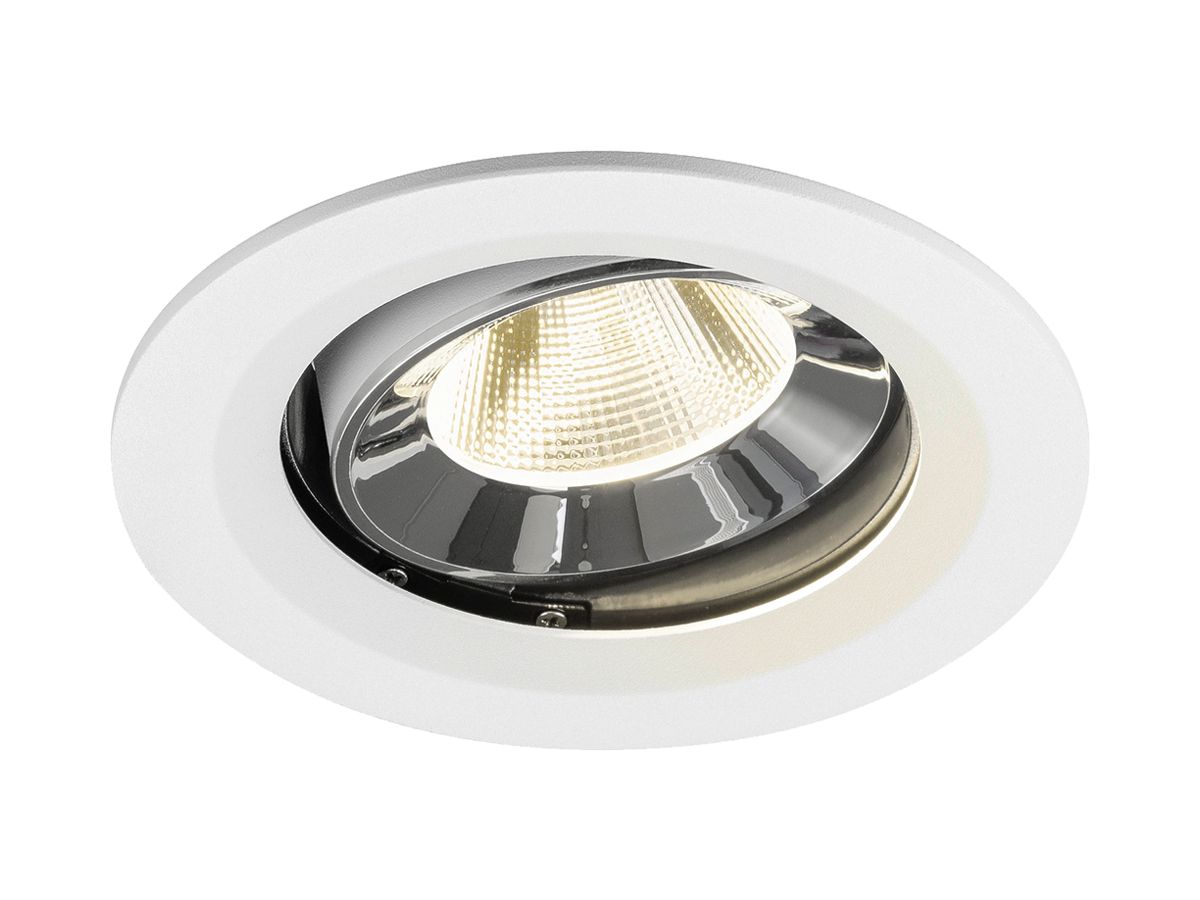 LED-Downlight SLV NUMINOS MOVE M 12W 1900lm 4000K NB DALI Ø120 ws/cr