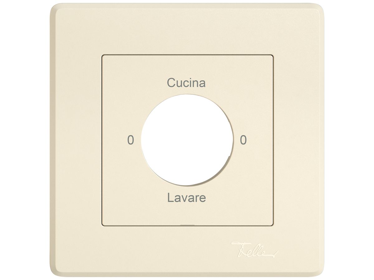 UP-Montageset EDIZIO.liv SNAPFIX® f.Drehschalter m.Schloss 0-Cuc-0-Lav.cr