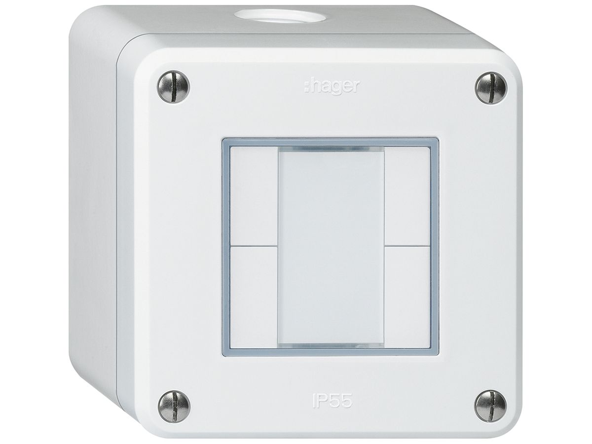 AP-Taster robusto Q KNX 4× s/e-link weiss