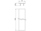 Blindabdeckung Sylvania OneTrack Polycarbonat 1000×26×10mm weiss
