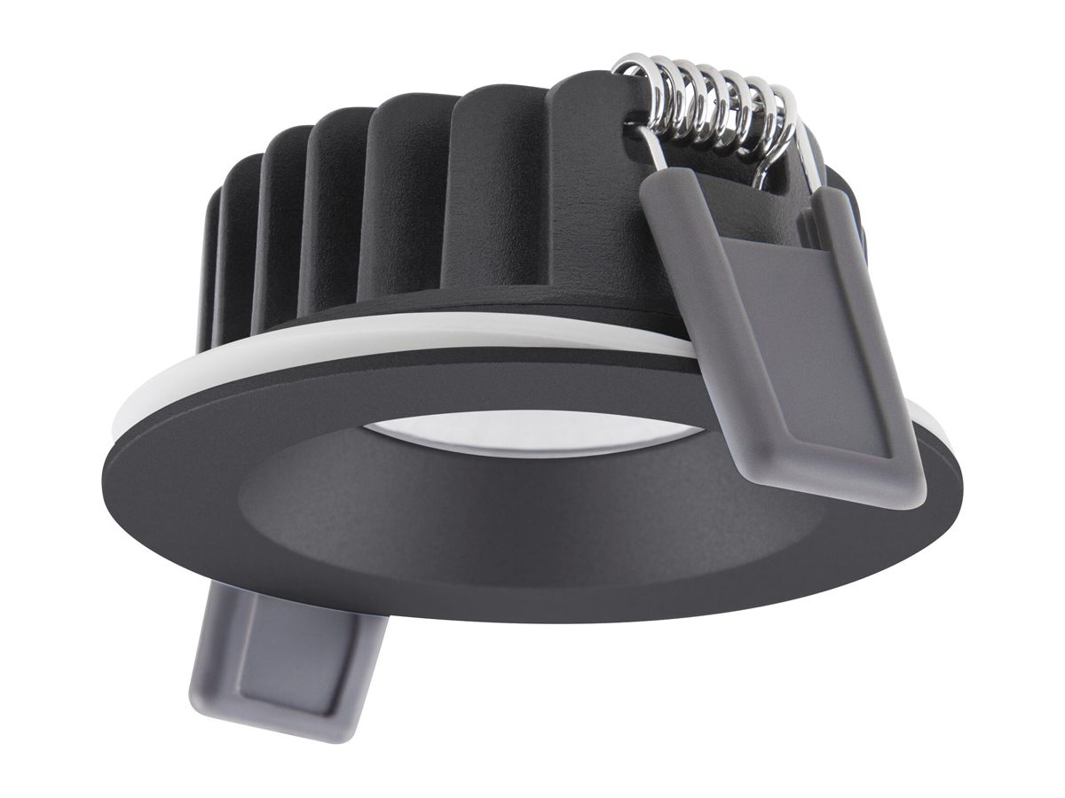 LED-Downlight LEDVANCE SP AIR FIX 6W 510lm 3000K IP65 MB DIM schwarz
