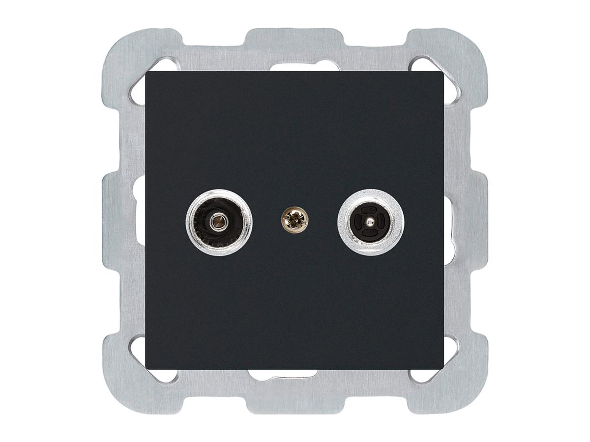 UP-Antennendose kallysto R/TV Bauart B 10.5dB 2GHz schwarz
