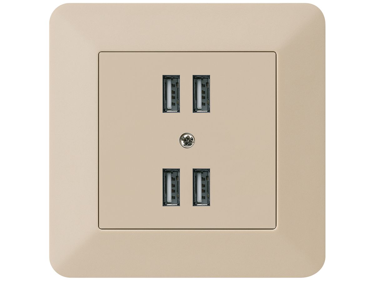 UP-Steckdose 4×USB kallysto.trend 2400mA beige