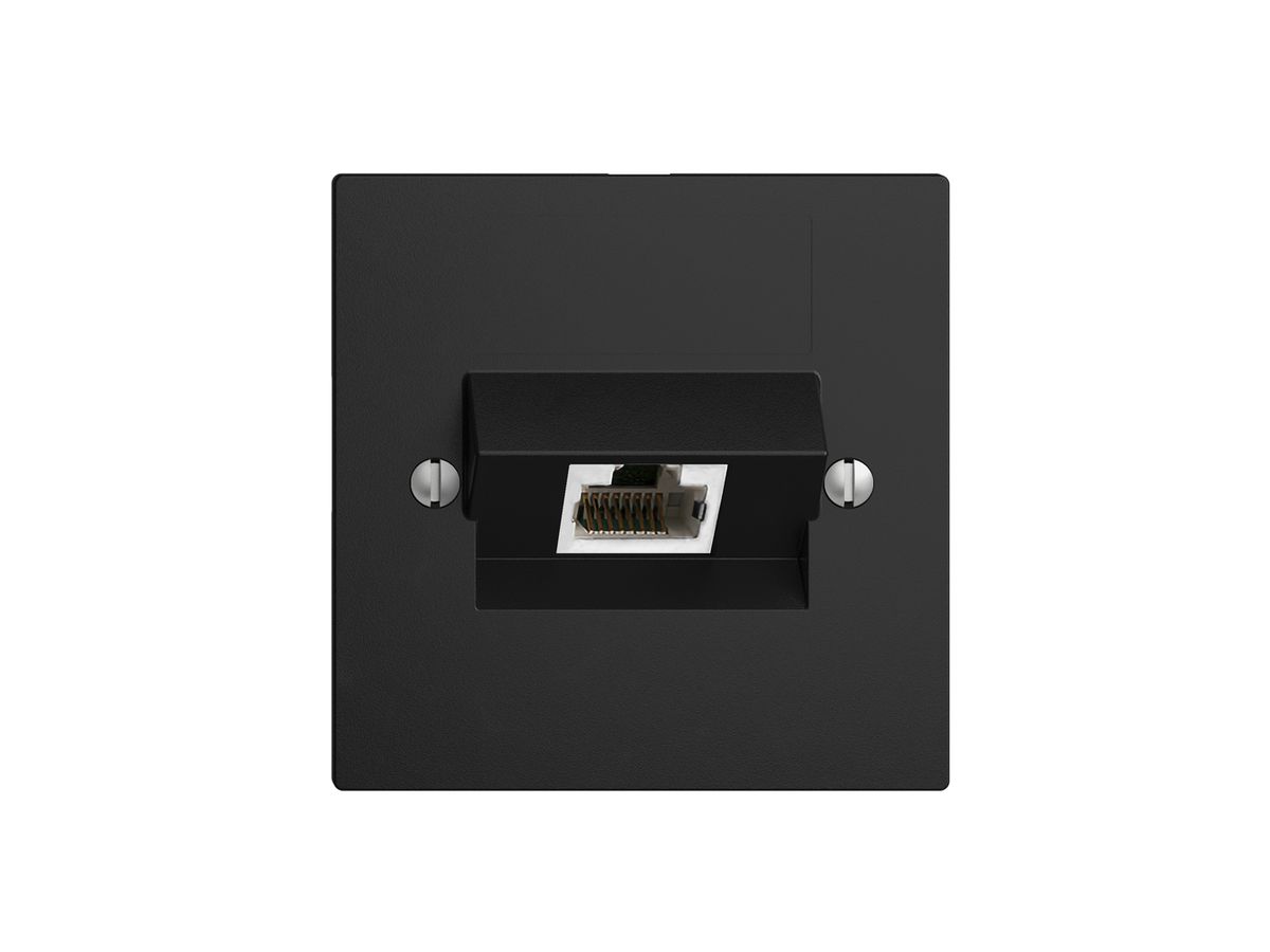 UP-Dose 1×RJ45/s 4P ITplus EDIZIOdue schwarz