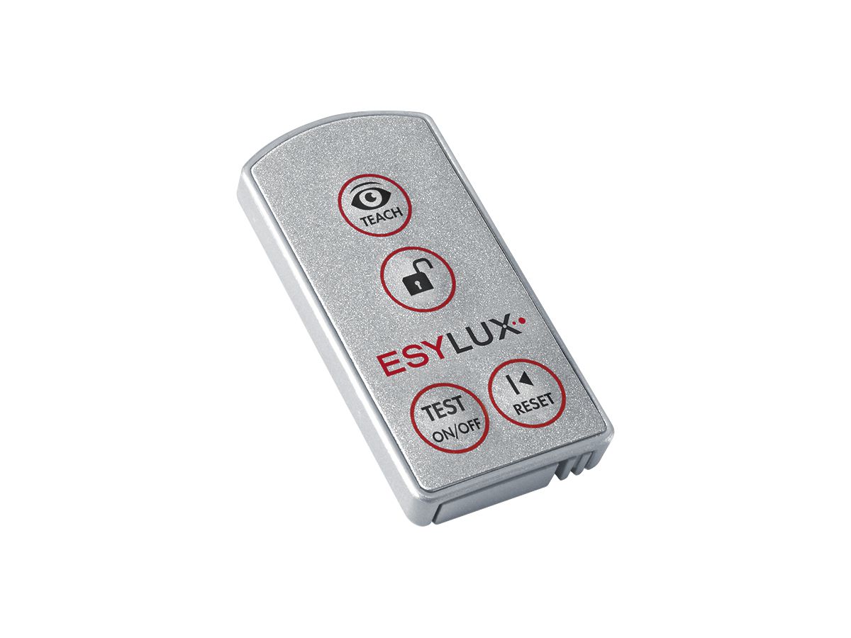 Fernbedienung ESYLUX KNXs REMOTE CONTROL INTEGRATOR Silber