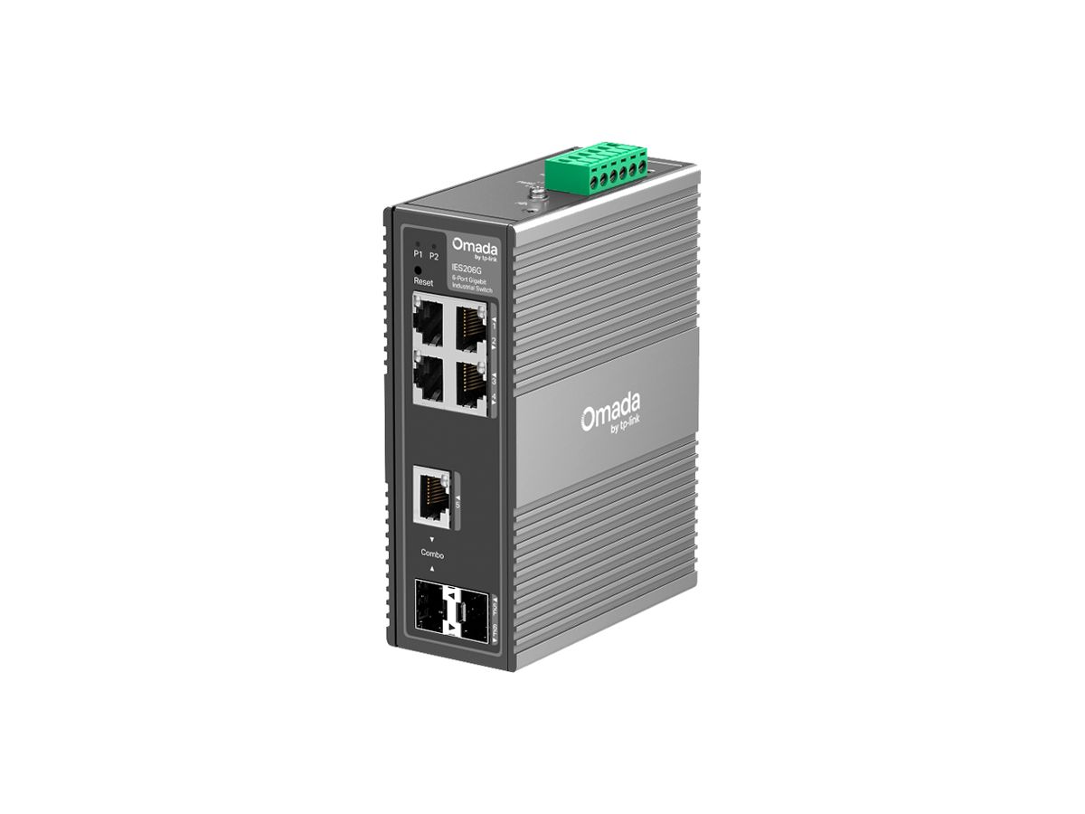 Switch TP-Link Omada IES206G 4×RJ45-GbE 1×SFP-GbE 1×RJ45/SFP