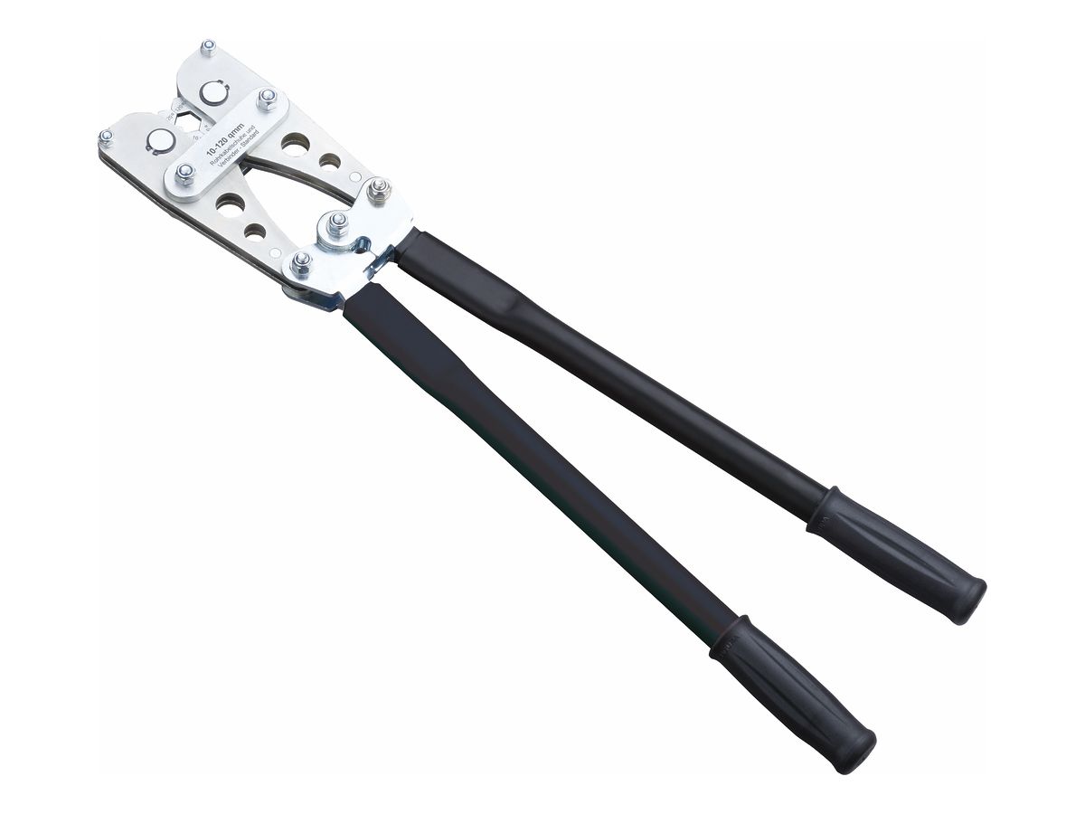 Handpresswerkzeug WZ06, für Standardrohrkabelschuhe und Verbinder 10…120mm²