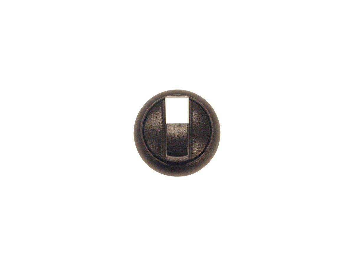 Knebelgriff ETN RMQ 2 Stellung tastend schwarz, Ring schwarz