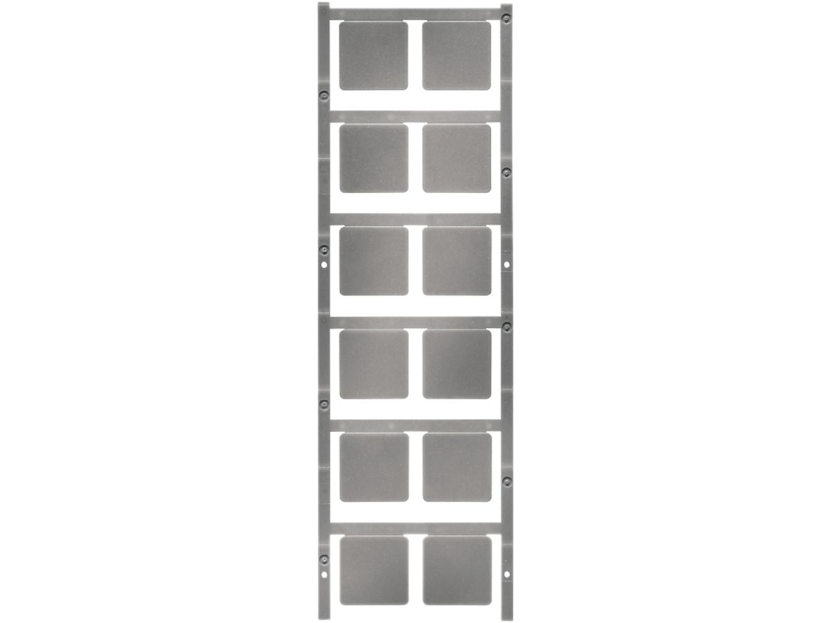 Gerätemarkierer Weidmüller MultiCard SM 27×27mm PA66 silber