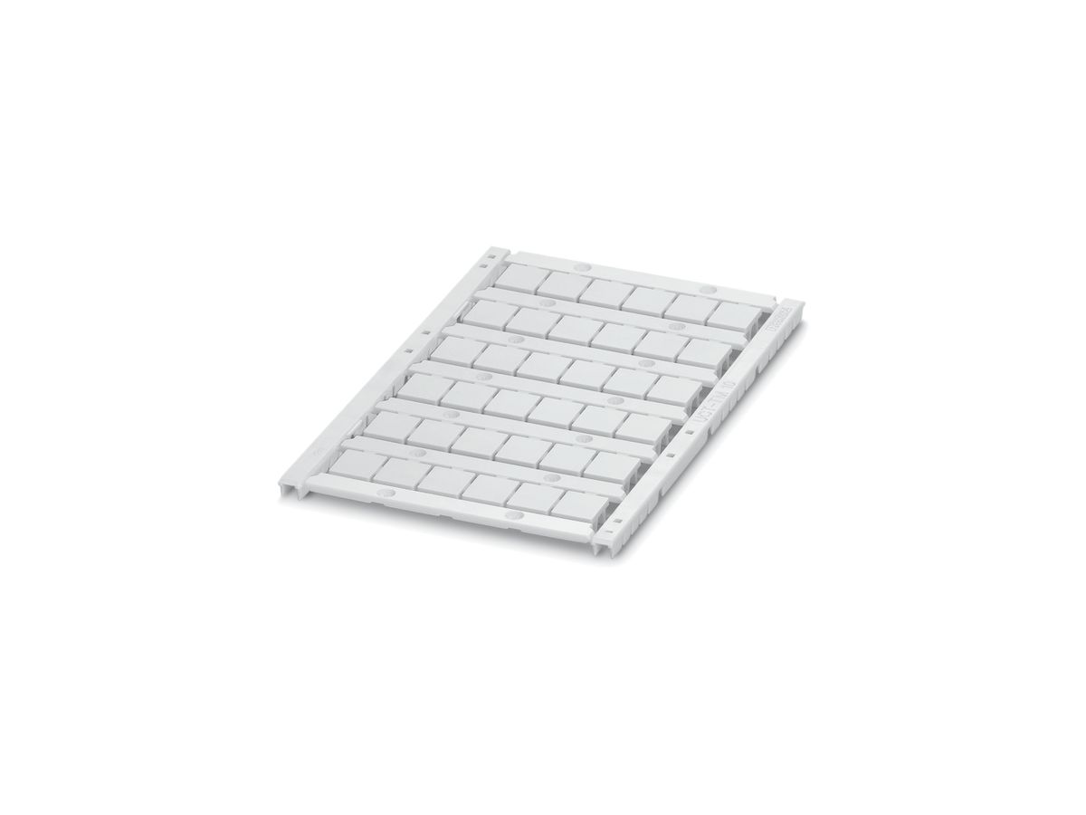 Bezeichnungskarte UCT-TM 10 weiss für Klemmen 8.9×9.6mm