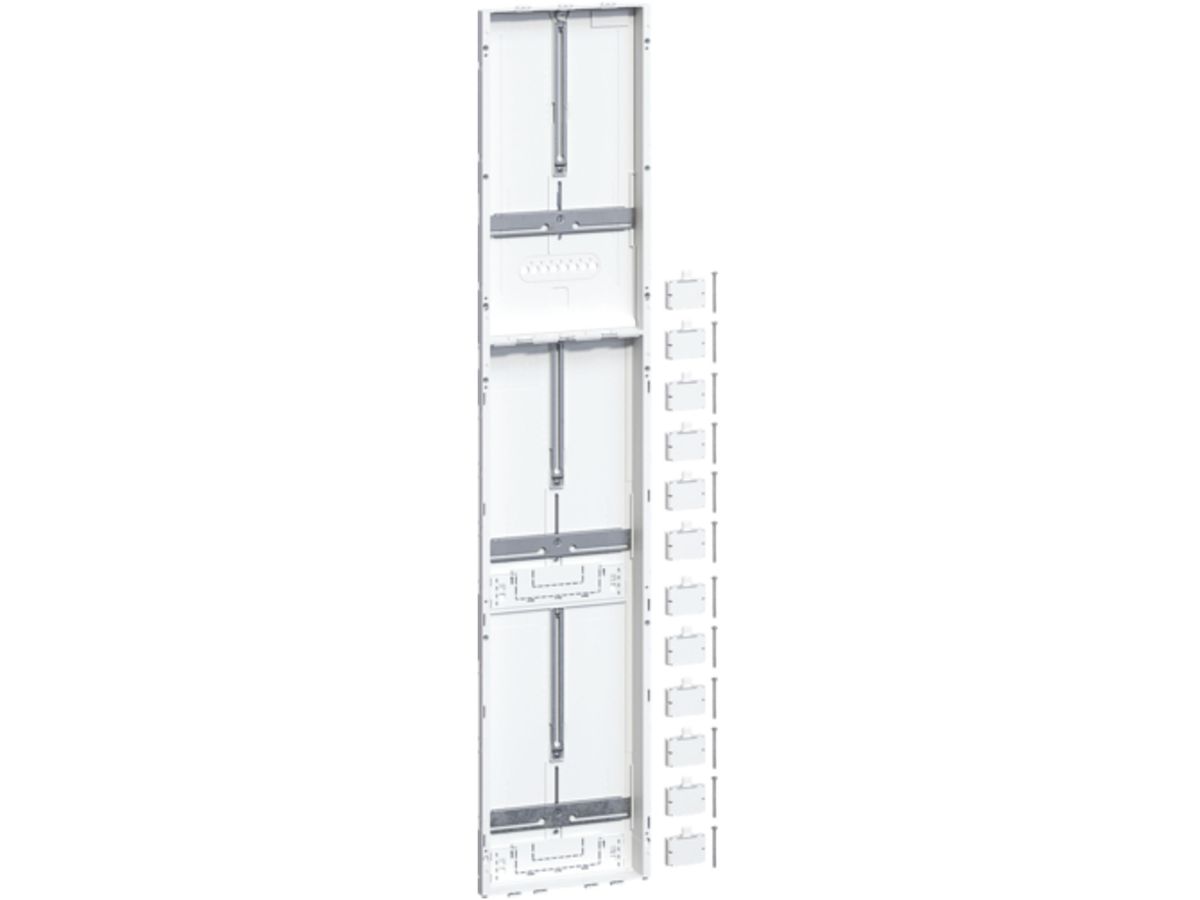 Zählertragplatte Hager univers N für 3 Zähler 250×1200mm