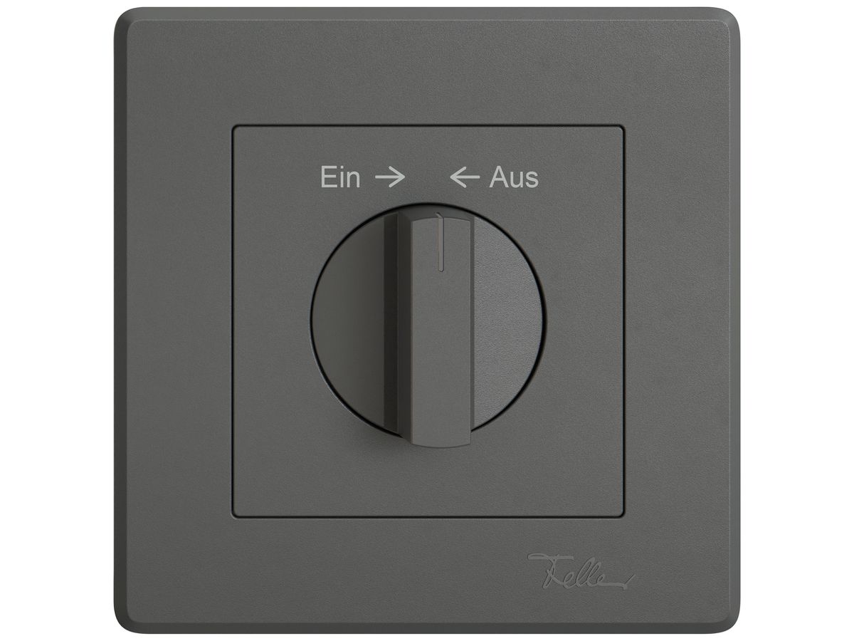 UP-Montageset EDIZIO.liv SNAPFIX® f.Drehschalter m.Griff Ein → ← Aus dgu