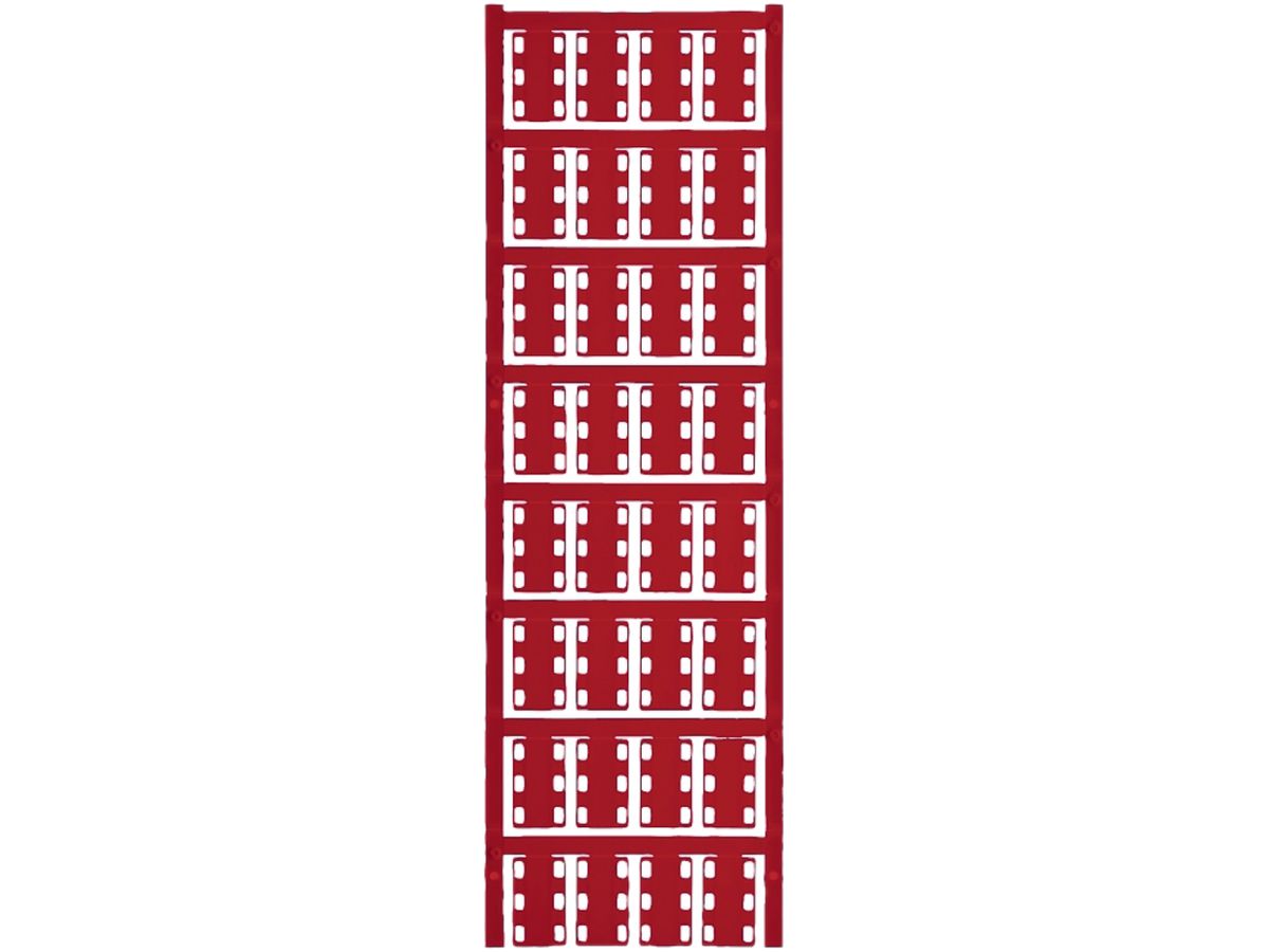 Kabelmarkierer Weidmüller MultiCard SFX für Ø7…40mm 23×14mm PA66 rot