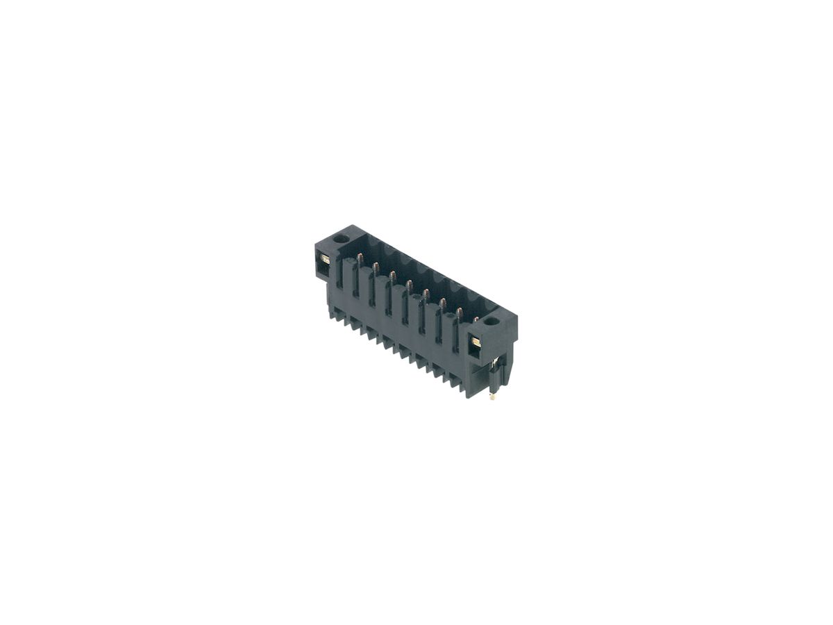 Stiftleiste Weidmüller SL-SMT Lötflansch, THT/THR 3.5mm 9L 180° 3.2mm