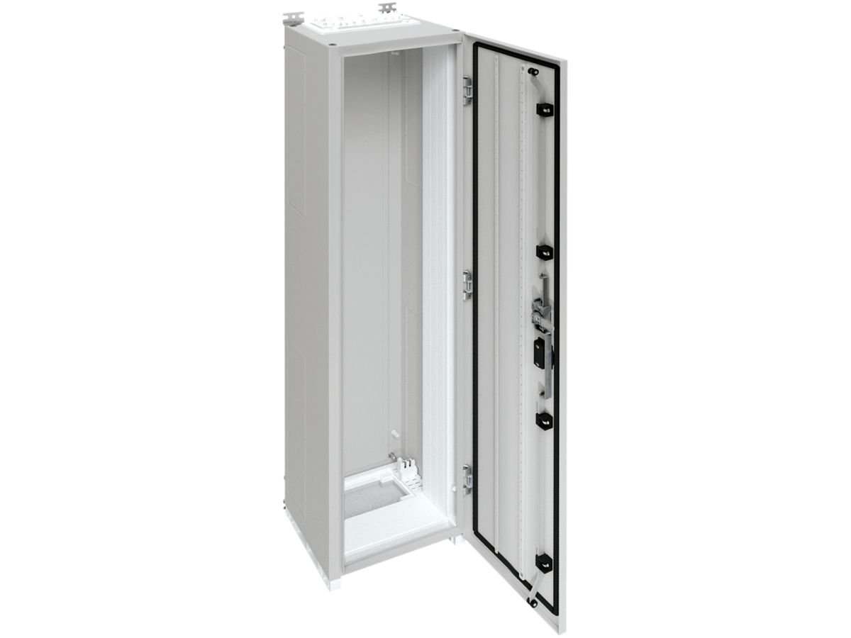 Wandschrank Hager univers mit Volltür SK I IP55 1400×300×275mm RAL 7035