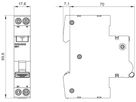FI/LS-Schalter Siemens SENTRON RCBO 1LN C-16A A-0.03A 6kA 1TE