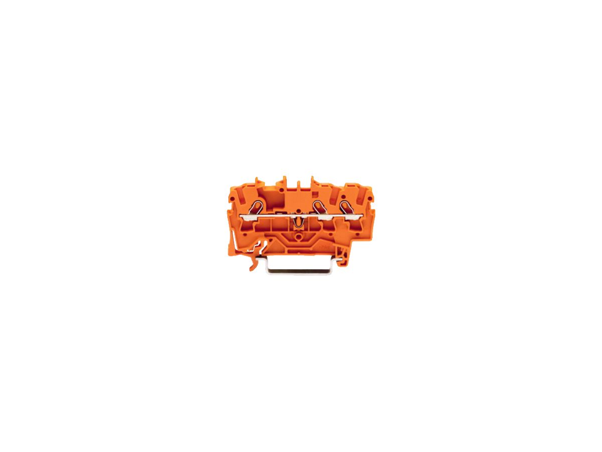 Durchgangsklemme WAGO TOPJOB-S 1.5mm² 3L orange Serie 2001