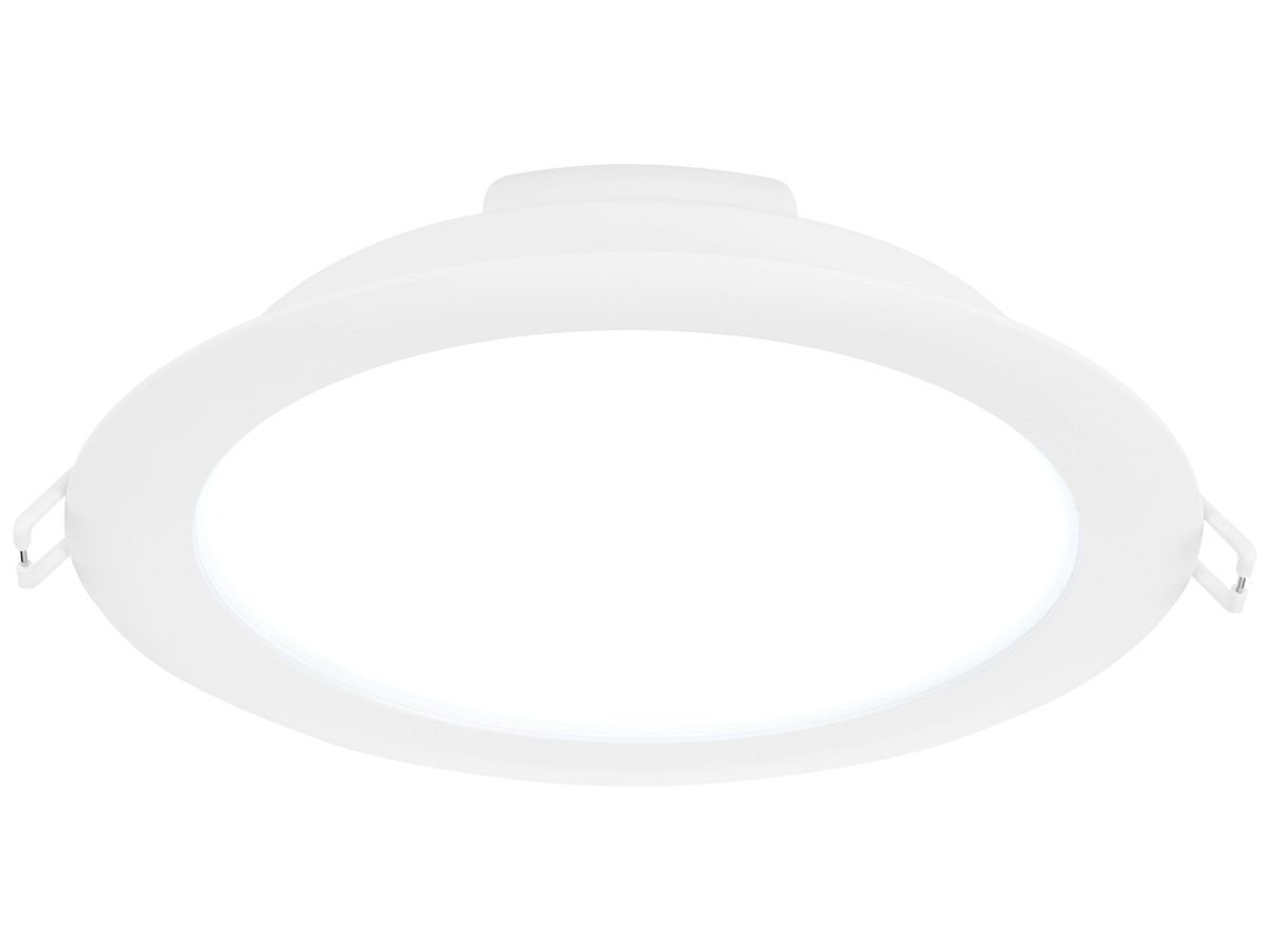LED-Downlight Sylvania SYLDWN 16W 1500lm 827…865 110° DIM Ø166mm weiss