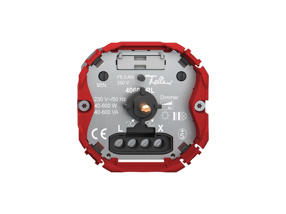 Dimmer Feller SNAPFIX® Phasenanschnitt 40…600W/40…600VA
