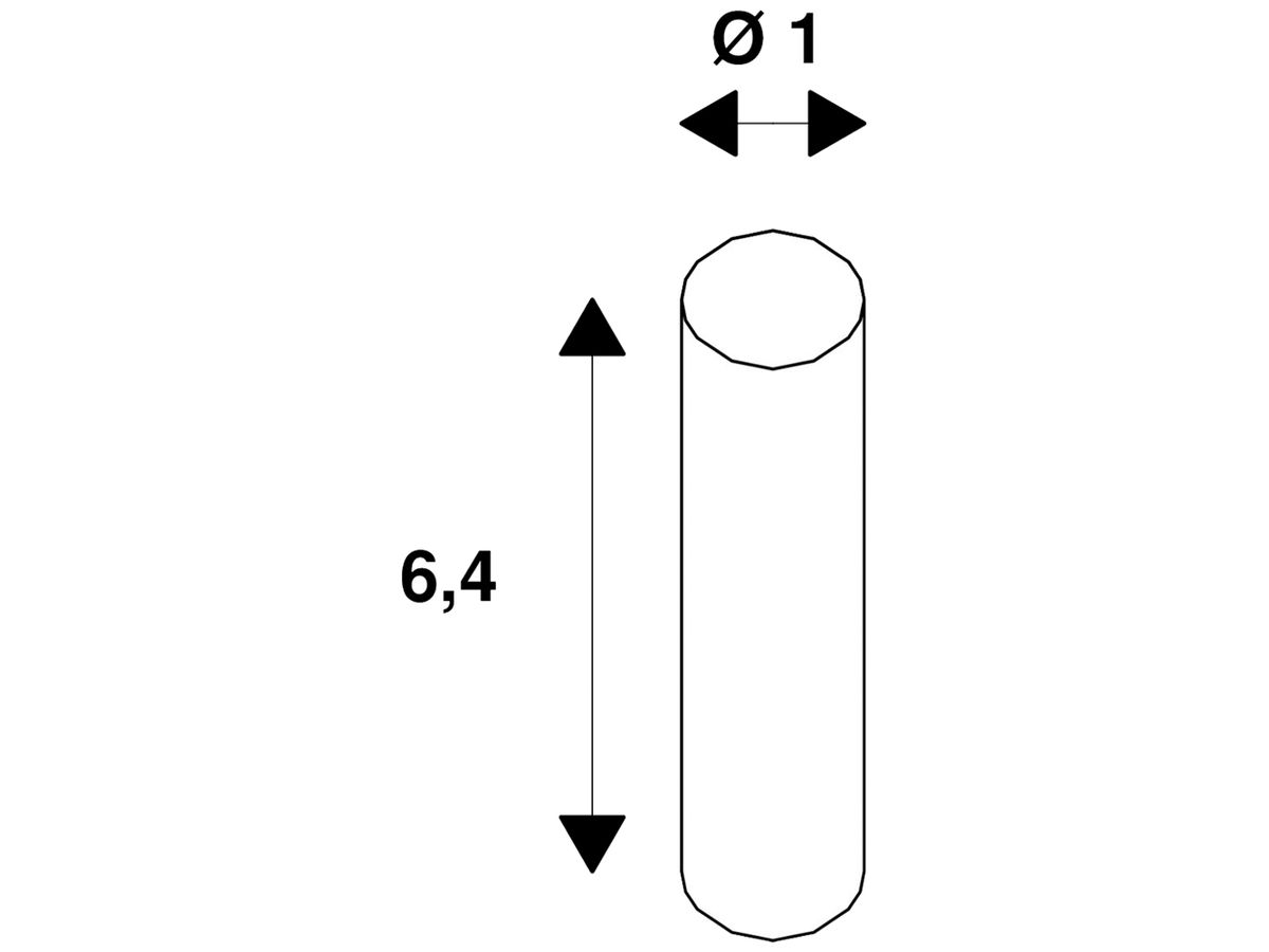 Isolierverbinder SLV für NV-Seilsystem, 2 Stück chrom