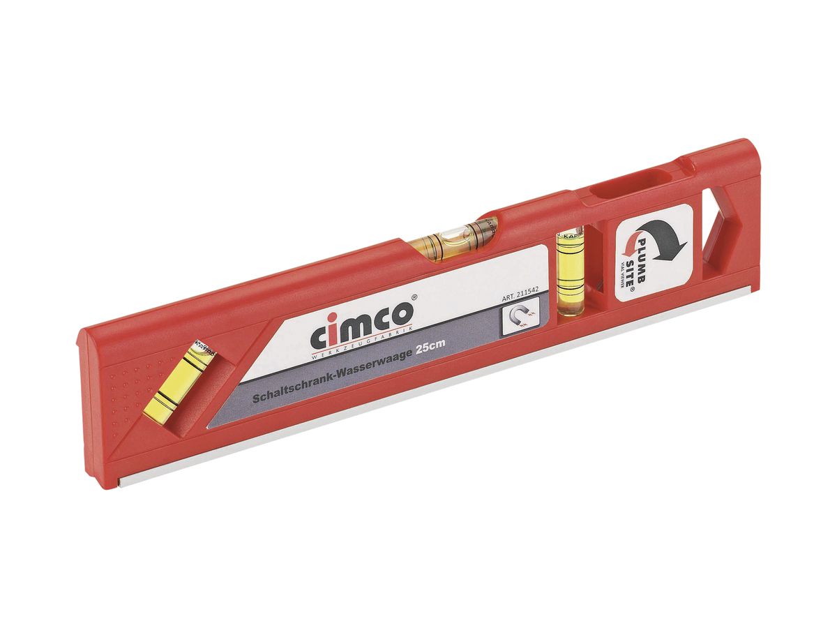 Schaltschrank-Wasserwaage CIMCO magnetisch 250mm