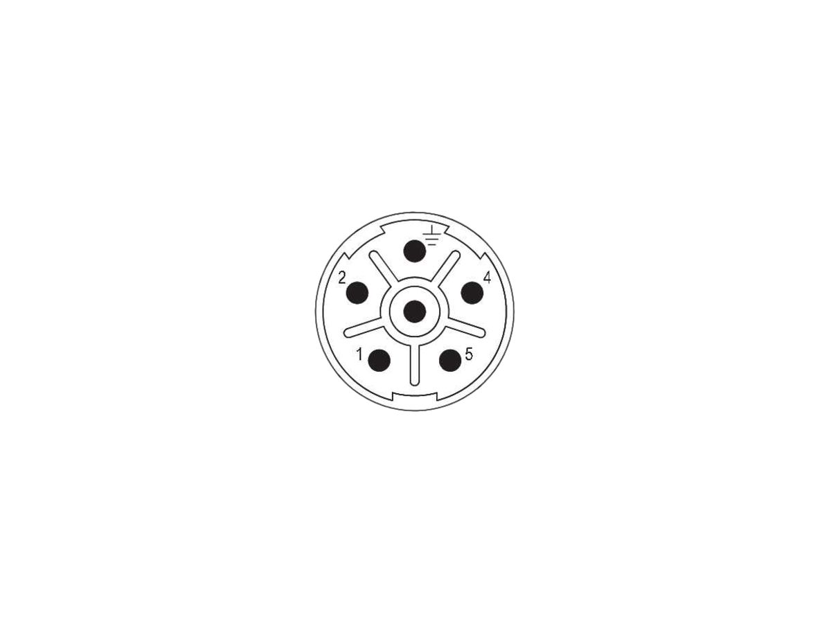 Stift Weidmüller SAI-M23-SE-L-6 Crimpanschluss M23 6L