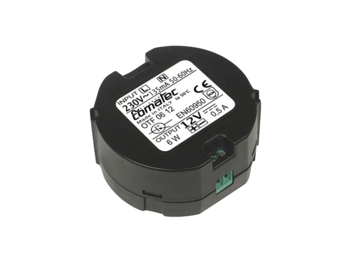 EB-Netzteil Comatec OTF, IN: 230VAC, OUT: 24VDC/12W, Schraubklemmen