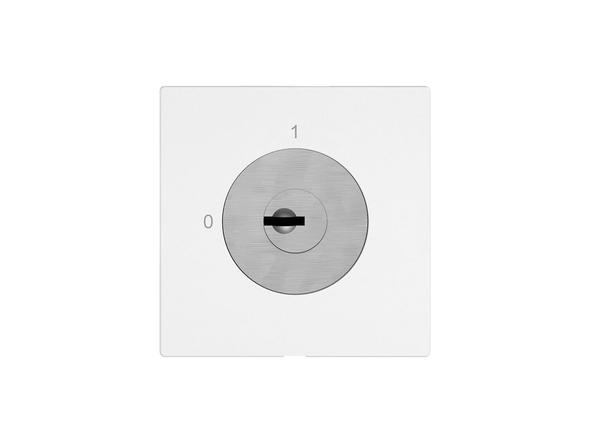 Schlüsselschalter EDIZIO.liv m.KABA 1262KA/5000 getr.Kont.1P 1-2-3 T=77mm ws