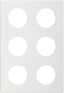 NUP-Kopfzeile Feller NEVO, 3×2, für N.CO-Apparate, weiss