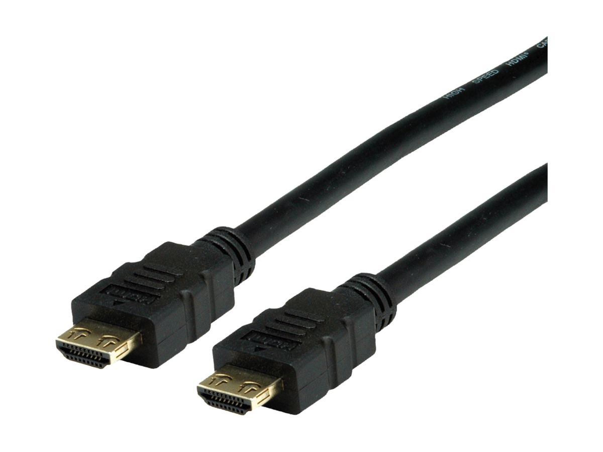 HDMI-Kabel VALUE 4K@60Hz (HDMI 2.0) HDR 3D Ethernet Clip schwarz 1.5m