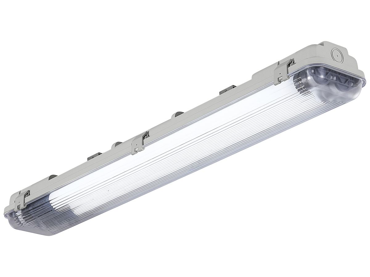 Feuchtraumleuchte Sylvania SYLPROOF G13 2×6.6W 1500lm 865 IP65 670×99mm grau