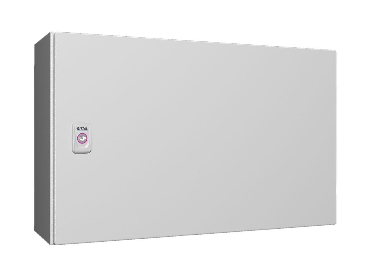 Kompakt-Schaltschrank Rittal AX, 1-türig, IP66, 600×380×210mm, Stahlblech