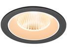 EB-LED-Deckenleuchte SLV NUMINOS L 17W 2400lm 2700K MB DALI DIM Ø130×85mm sz/ws