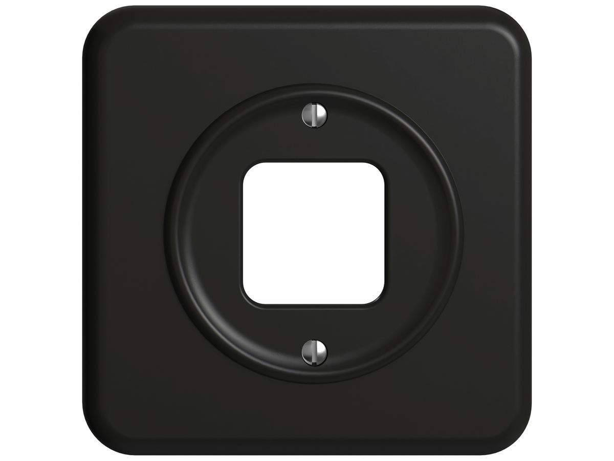 UP-Abdeckset STANDARDdue Wiser SNAPFIX® Thermostat schwarz