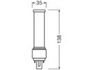 LED-Lampe LEDVANCE DULUX D13 G24d-1 6W 660lm 6500K mattiert 138mm
