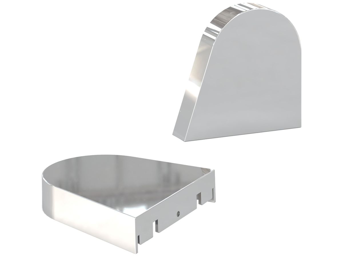 Endkappe LEDVANCE LINEAR MR Kunststoff 82×80×18mm chrom 2 Stk