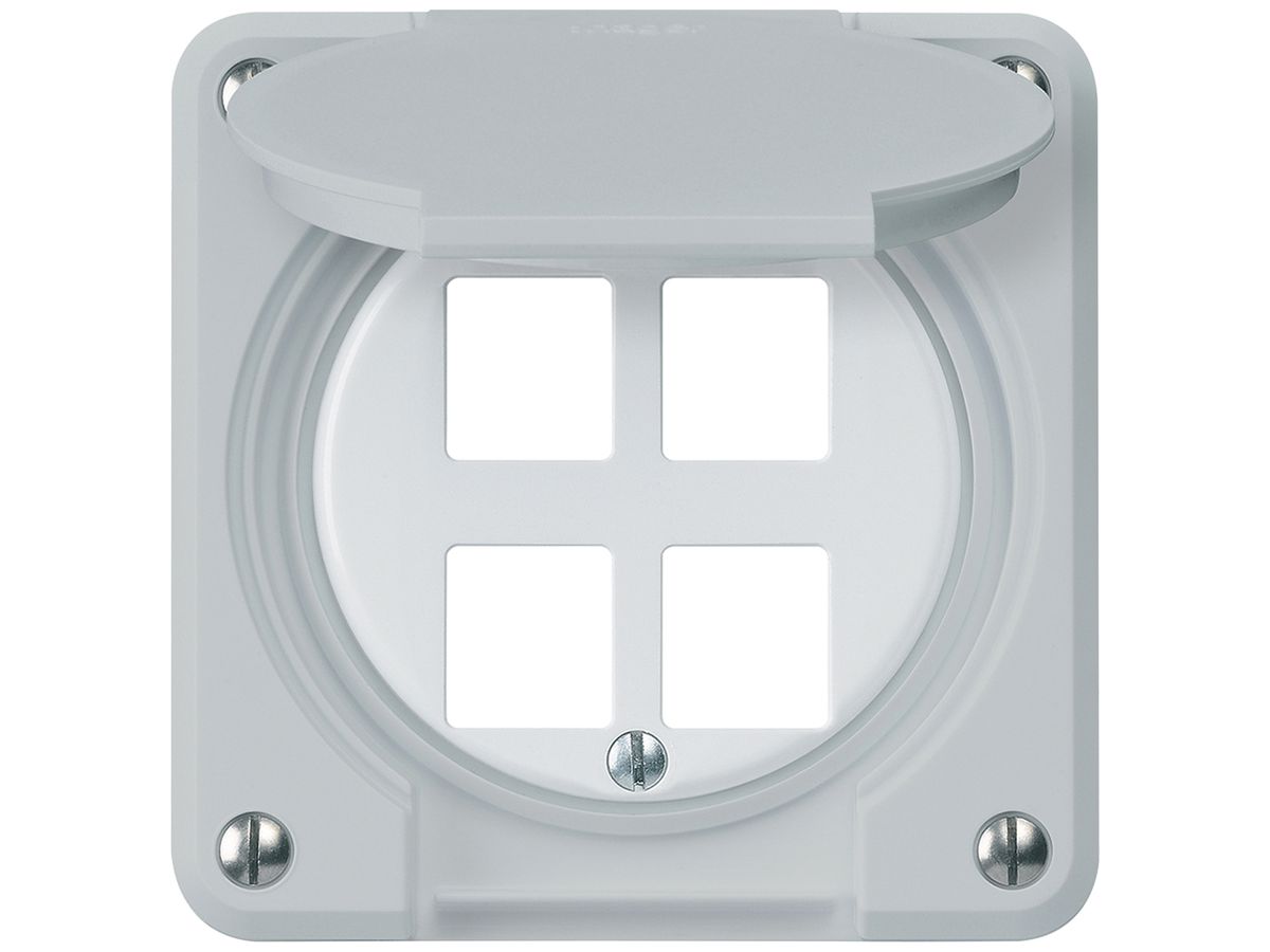 UP-Montageset robusto HMS IP55 grau für 4×Modul für Kombination