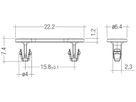 Montage Clip Tridonic, für LED Module LLE16
