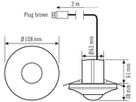 UP-Präsenzmelder ESYLUX PD-C 360i/8, mit WINSTA Code A/S, weiss