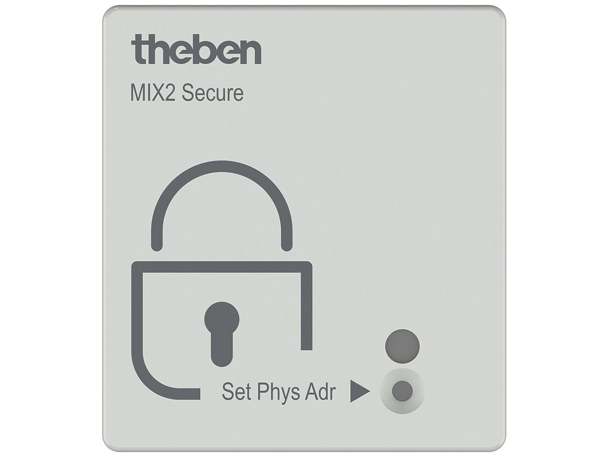 Busankoppler Theben MIX2 auf KNX TP Secure