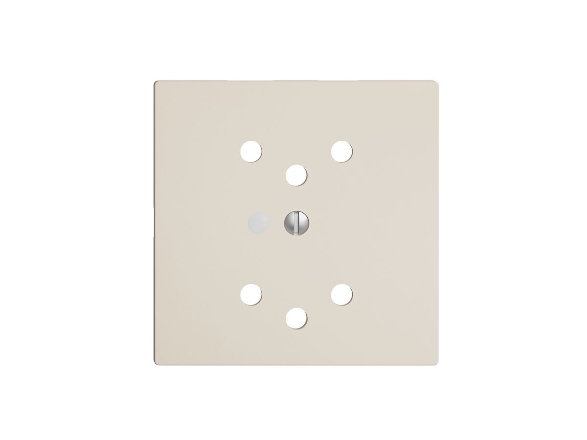 Frontset EDIZIOdue crema, 60×60mm 2×T12 mit Linse