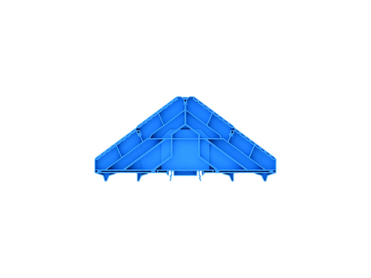 Bezeichnungsträger Weidmüller BZT PRV16 P-Reihe TS35×7.5 blau