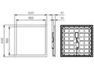 LED-Panelleuchte CoreLine UGR 26W 3600lm 840 IP20/40 DALI 620×620 ws